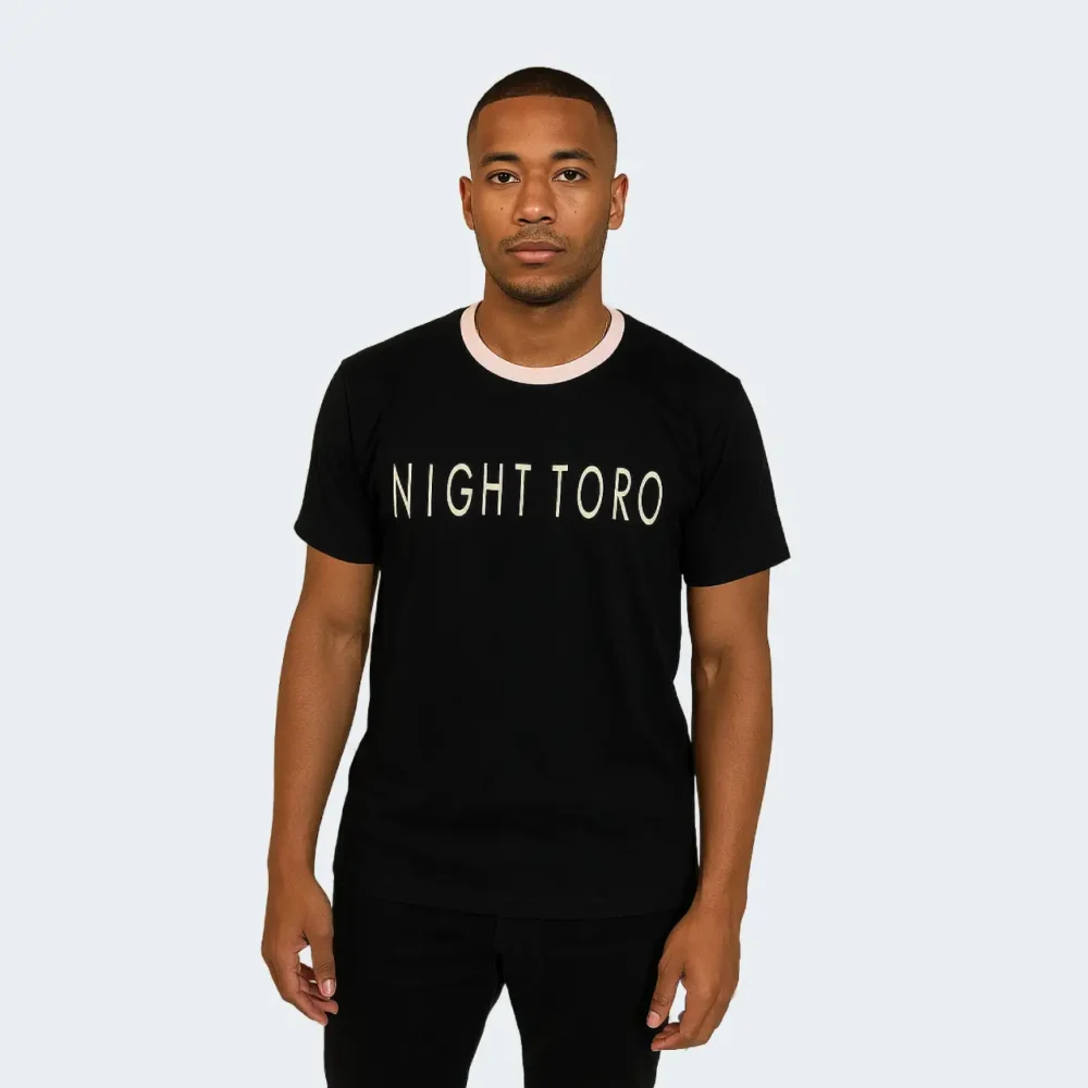Round Neck Black T-Shirt